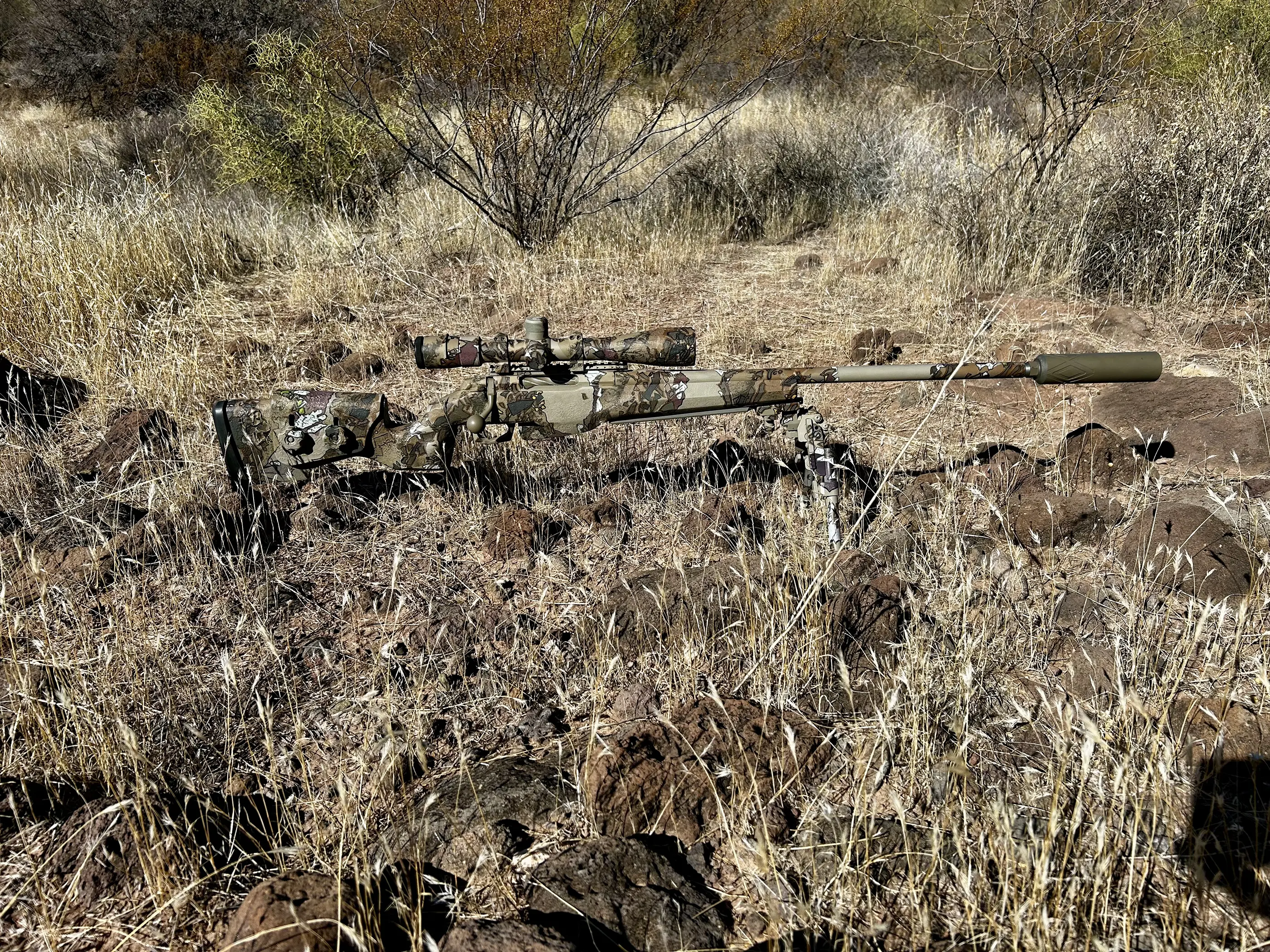 Carnimore custom work displaying precision craftsmanship and Duracoat finishing by Arizona firearms specialist